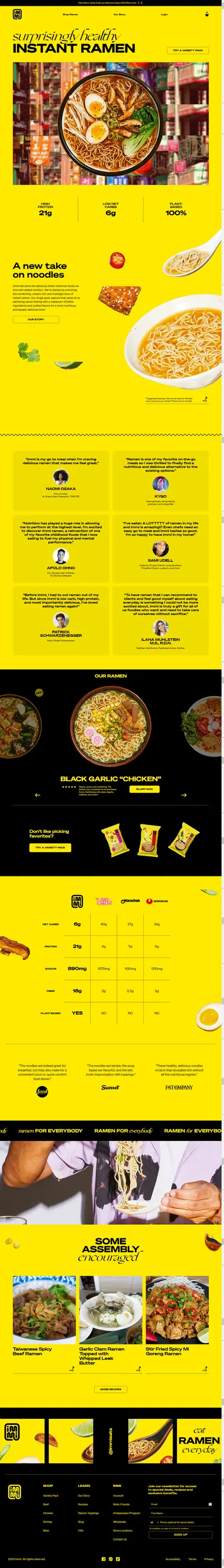 Amazon listing image for Immi Eats