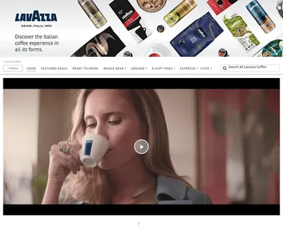 Brand Store for Lavazza Coffee