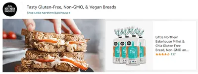 Sponsored Brands Ads for LittleNorthernBakehouse