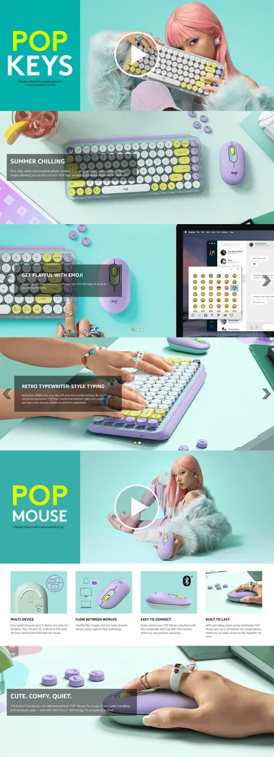 Premium A+ Content for Logitech ConsumerElectronics AA 2