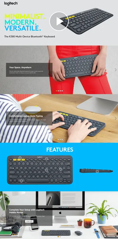 Premium A+ Content for Logitech ConsumerElectronics AA 3