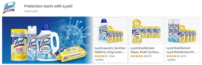 Sponsored Brands Ads for Lysol
