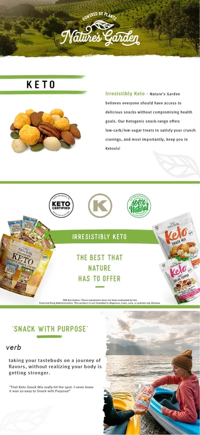 Basic A+ Content for Nature’s Garden 1