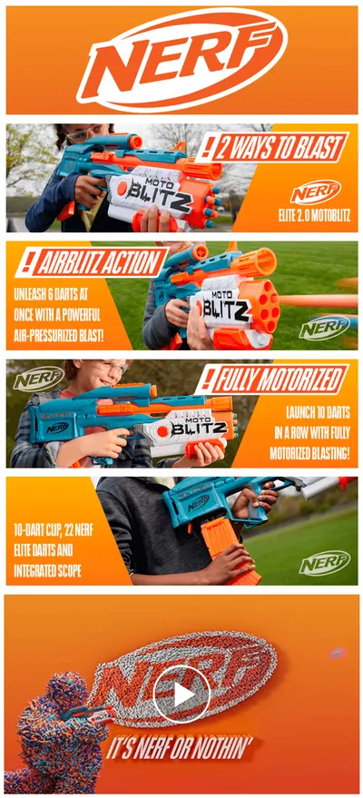 Basic A+ Content for Nerf Toys Games AA 2