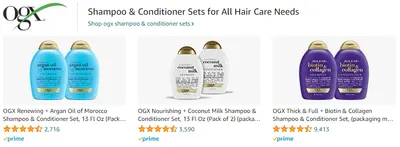 Sponsored Brands Ads for OGX
