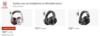 Sponsored Brands Ads for OneOdio