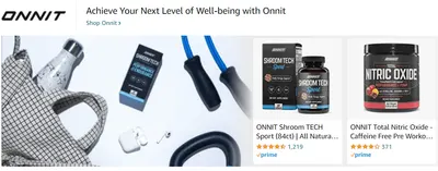 Sponsored Brands Ads for Onnit