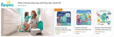 Sponsored Brands Ads for Pampers