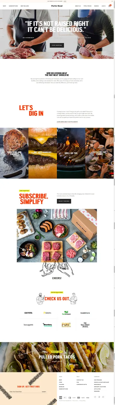 Amazon listing image for Porter Road