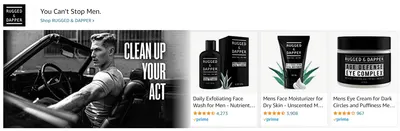 Sponsored Brands Ads for Rugged Dapper