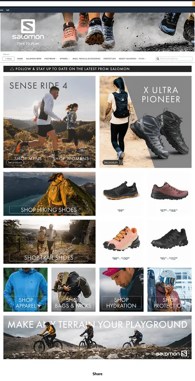 Brand Store for Salomon Outdoors STORE 1