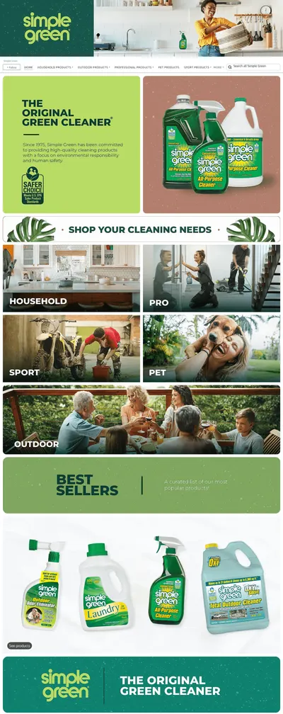 Brand Store for Simple Green