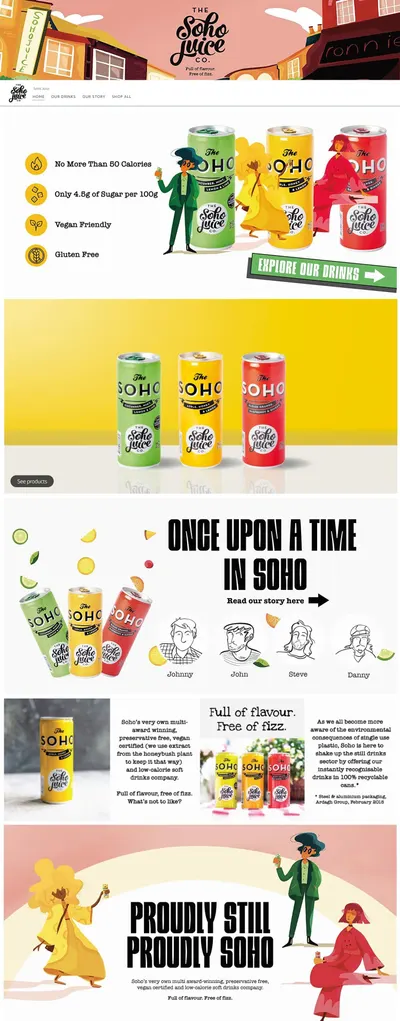 Brand Store for Soho Juice 2
