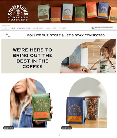 Brand Store for Stumptown Coffee
