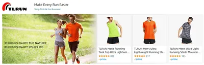 Sponsored Brands Ads for TLRUN