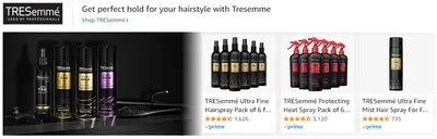 Sponsored Brands Ads for Tresemme