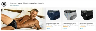 Sponsored Brands Ads for UnderGents