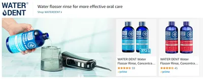 Sponsored Brands Ads for Waterdent