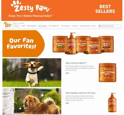 Brand Store for Zesty Paws STORE PET 1