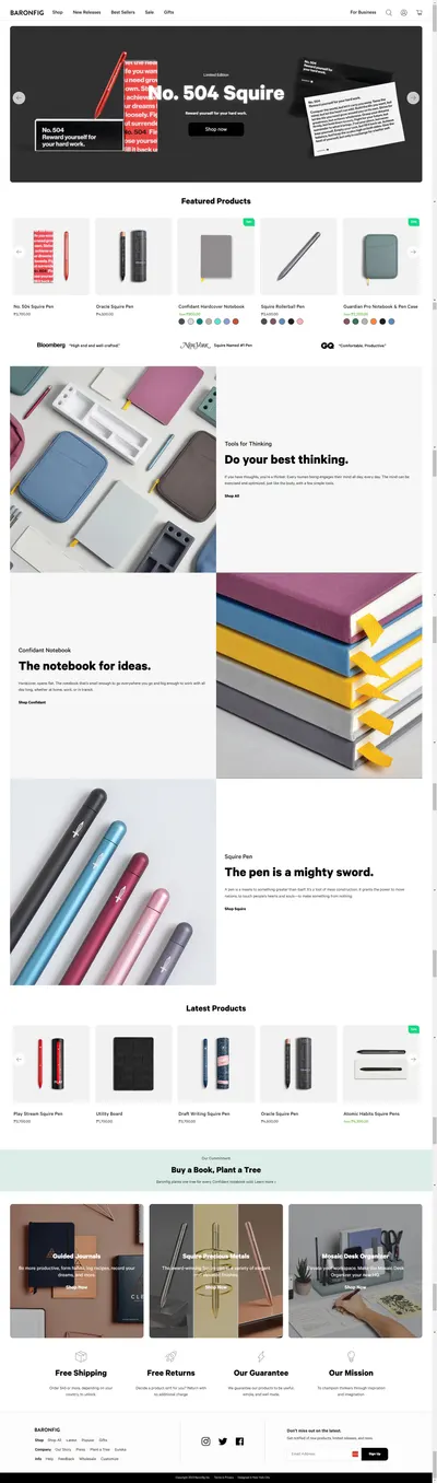 Amazon listing image for baronfig.com