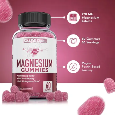 Secondary Images for Amazon.com : Magnesium Gummies