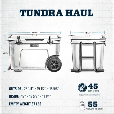 Secondary Images for Amazon.com : YETI Tundra Haul Portable Wheeled Cooler