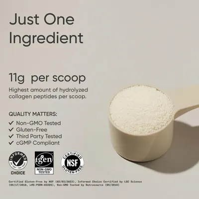 Secondary Images for Amazon.com: Sports Research Collagen Peptides for Women & Men
