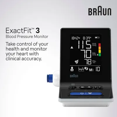 Secondary Images for Amazon.com: Braun ExactFit 3 Blood Pressure Monitor