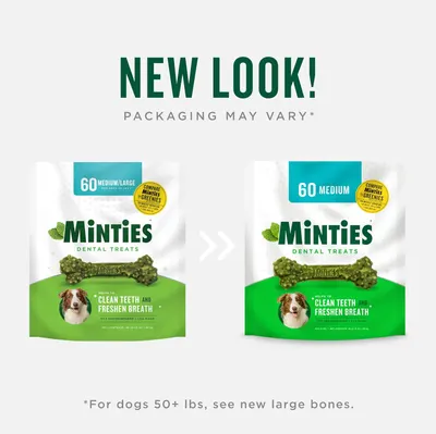 Secondary Images for Amazon.com : Minties Dental Chews for Dogs