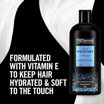 Secondary Images for TRESemmé Rich Moisture Shampoo luxurious moisture for all-day hydration for dry