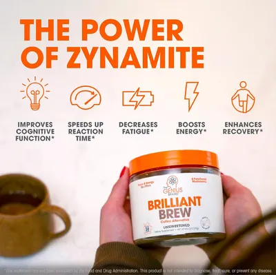 Secondary Images for Amazon.com : Genius Brilliant Brew- Unsweetened