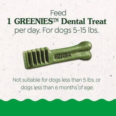Secondary Images for Amazon.com: Greenies Puppy Teenie Size Natural Dental Dog Treats