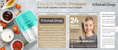 Brand Story for Amazon.com: Rechargeable Portable and Cordless Mini Food Processor 250ML with Stainless…