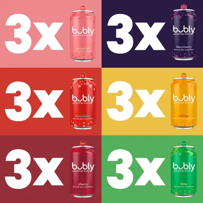 Secondary Images for Amazon.com: bubly Sparkling Water
