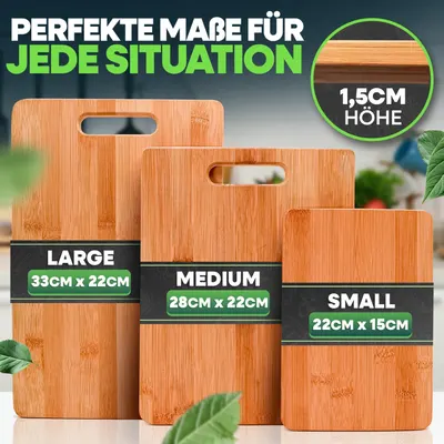 Secondary Images for Loco Bird Solid Bamboo Chopping Boards Set of 3
