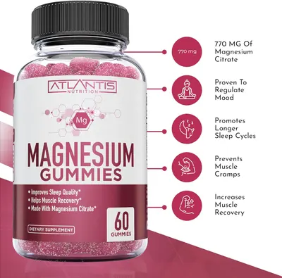 Secondary Images for Amazon.com : Magnesium Gummies