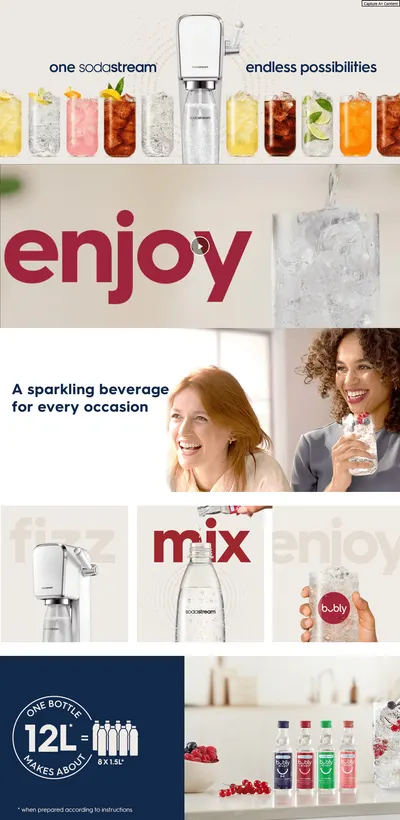 Premium A+ Content for Amazon.com : sodastream Bubly Drops 6 Flavor