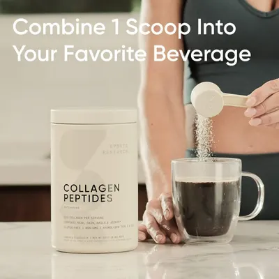 Secondary Images for Amazon.com: Sports Research Collagen Peptides for Women & Men