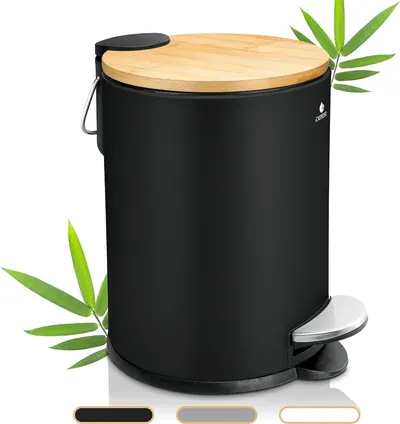 Secondary Images for Exitoso 3L Small Bathroom Bin with Lid