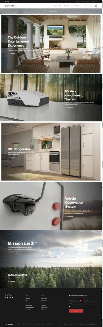Amazon listing image for furrion.com