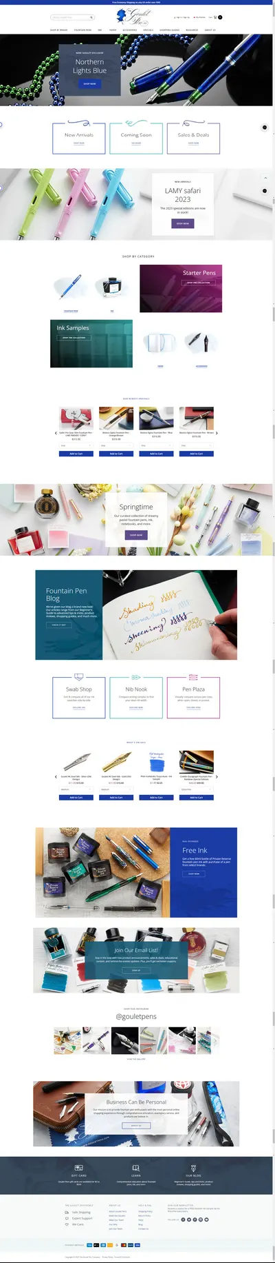 Amazon listing image for gouletpens.com
