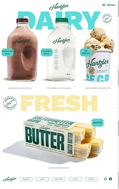 Amazon listing image for hartzlerdairy.com