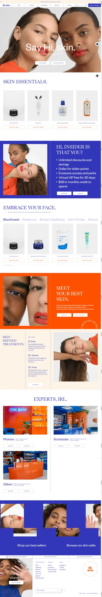 Amazon listing image for hiskin.care