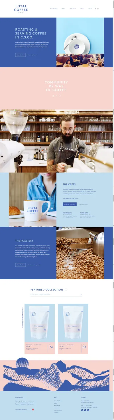 Amazon listing image for loyalcoffee.co