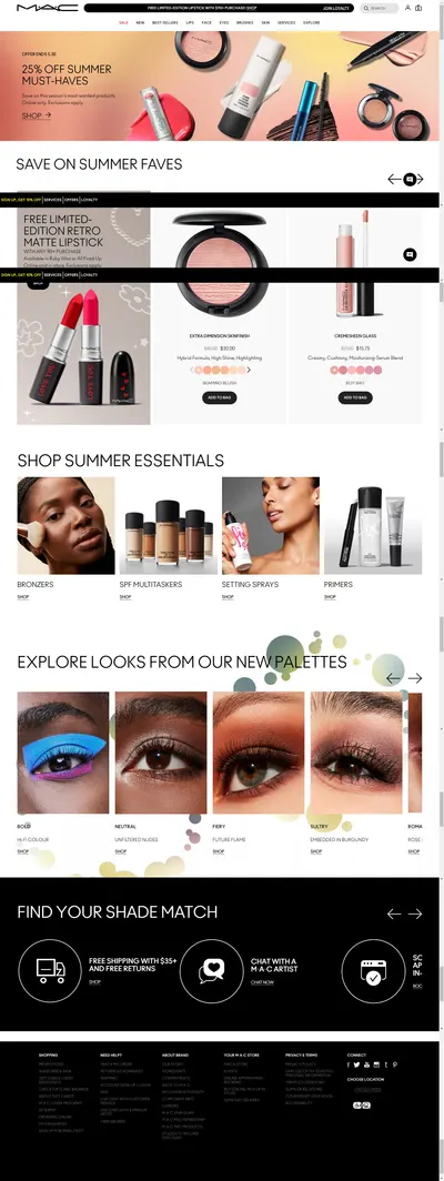 Amazon listing image for maccosmetics.com