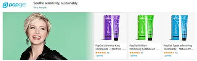 Sponsored Brands Ads for popgel