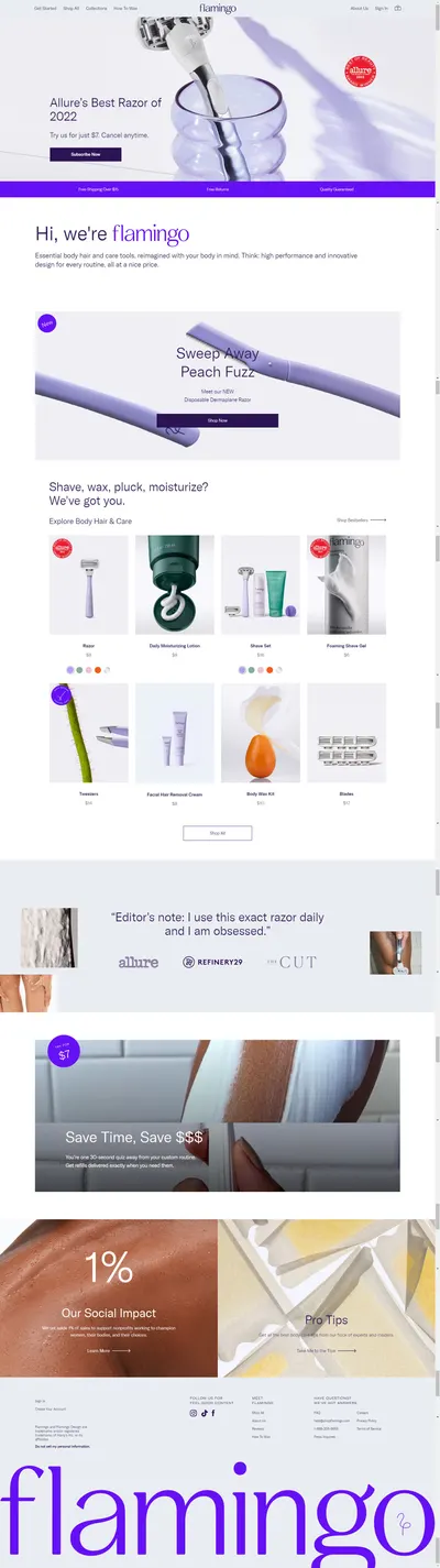 Amazon listing image for shopflamingo.com
