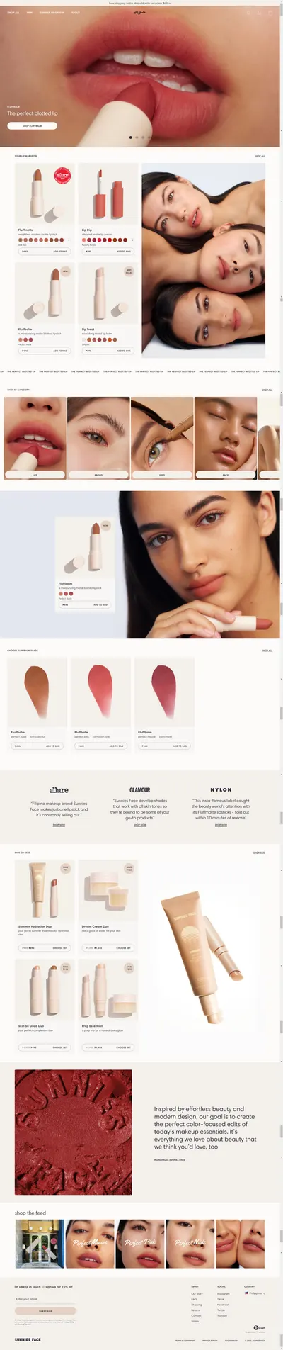 Amazon listing image for sunniesface.com