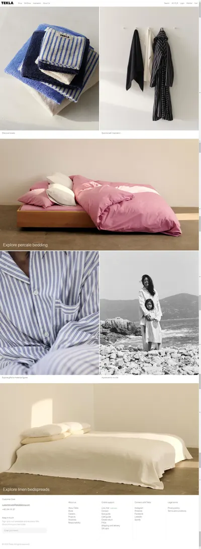 Amazon listing image for teklafabrics.com