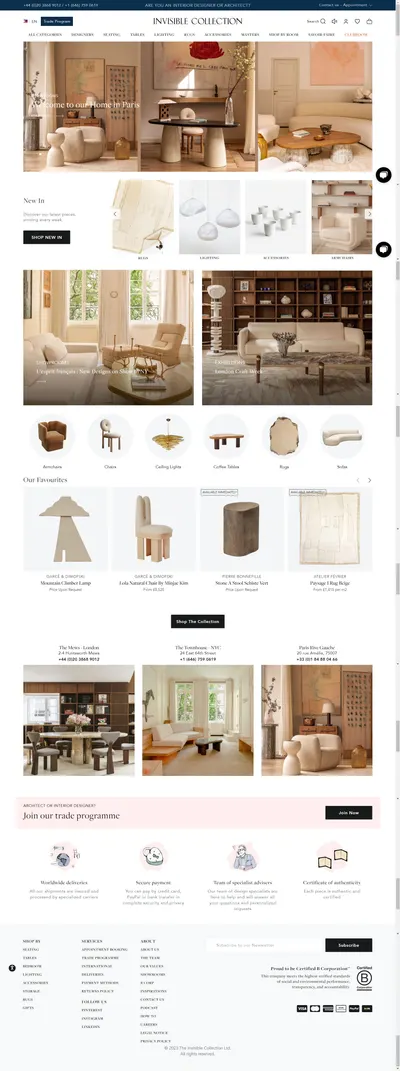 Amazon listing image for theinvisiblecollection.com